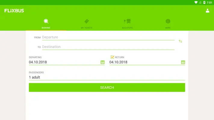 FlixBus android App screenshot 0